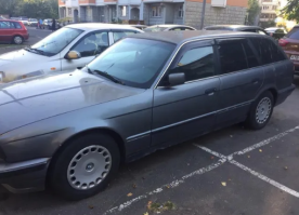 Дефлекторы окон (ветровики) BMW 5 Touring (E34) 1992-1995"EuroStandard" (БМВ Е34) Кобра Тюнинг