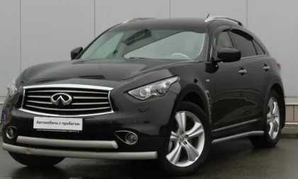 Дефлекторы окон (ветровики) Infiniti FX-Series II (S51) 2008 "EuroStandard" (Инфинити ФХ) Кобра Тюнинг